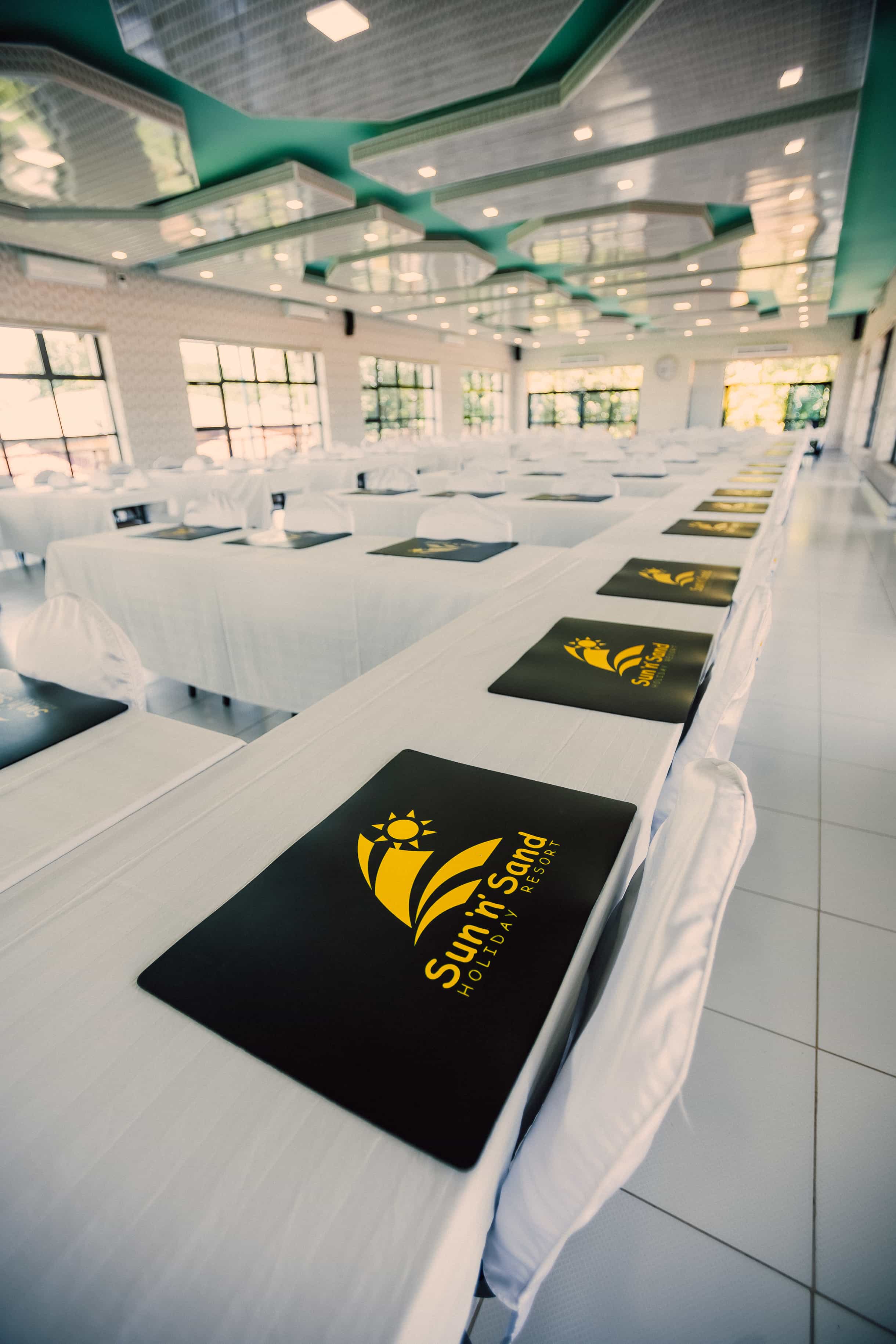 View of tables in nkhwazi hall