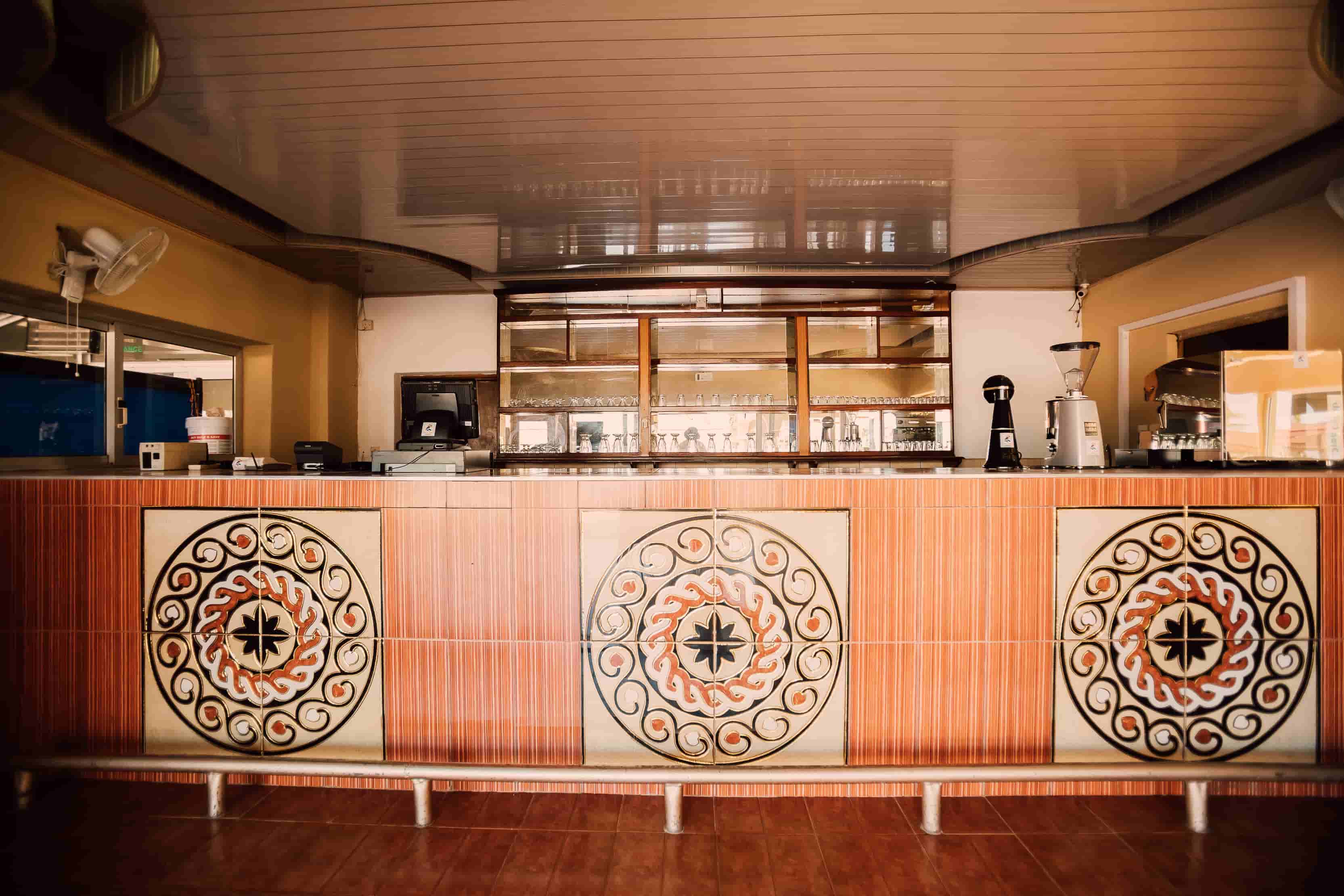 inside view of coffee bar